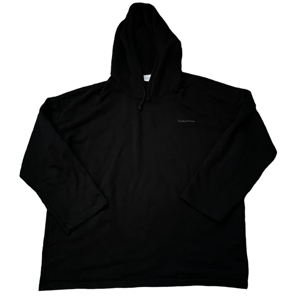 Outdoor Voices Black Relaxed Fit Hoodie